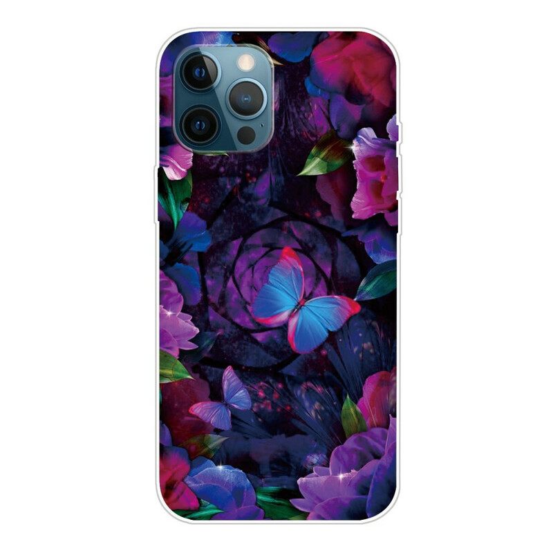 Kuori iPhone 13 Pro Butterflies Muunnelma