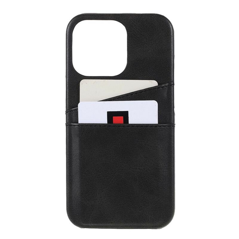 Kuori iPhone 13 Pro Double Card Holder