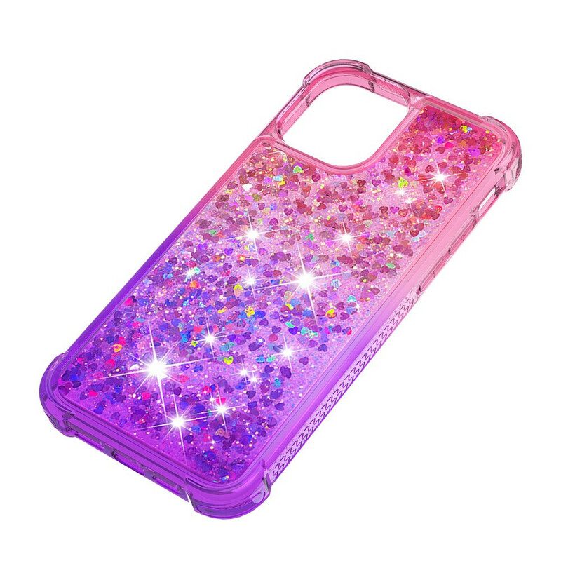 Kuori iPhone 13 Pro Glitter Colors