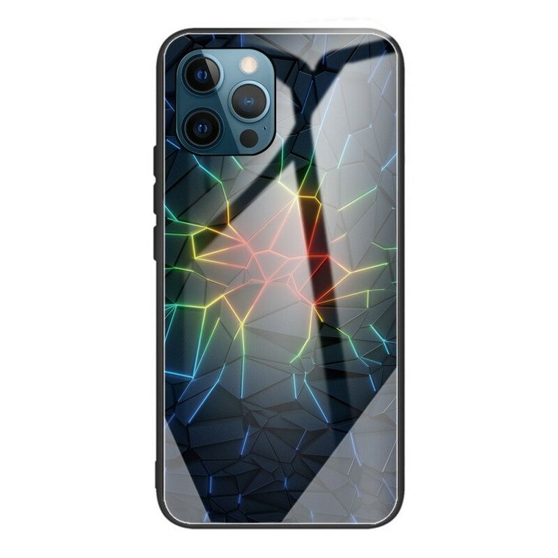 Kuori iPhone 13 Pro Karkaistu Lasigeometria