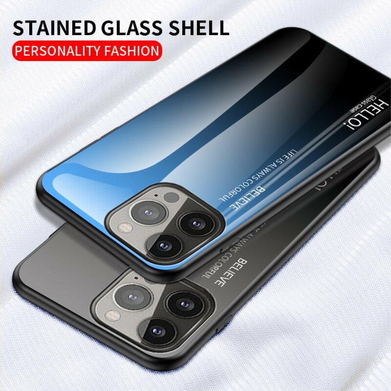 Kuori iPhone 13 Pro Tempered Glass Hei