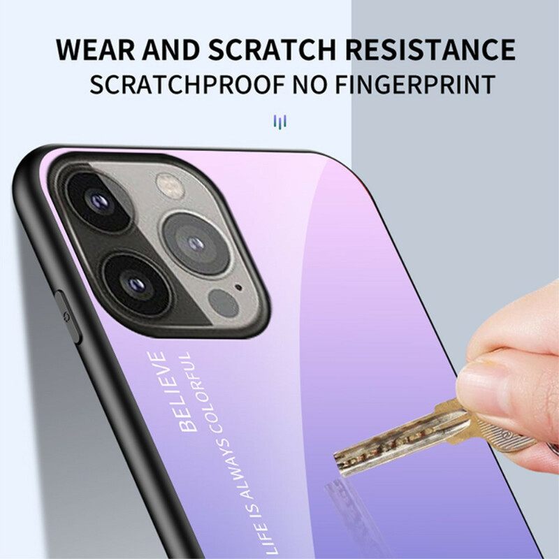 Kuori iPhone 13 Pro Tempered Glass Hei