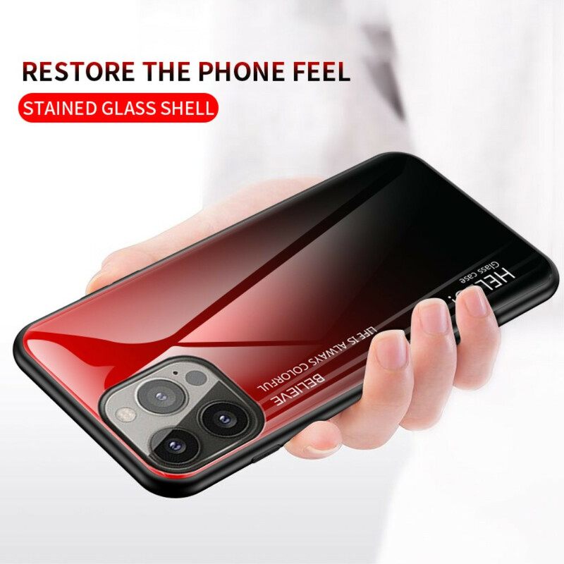 Kuori iPhone 13 Pro Tempered Glass Hei