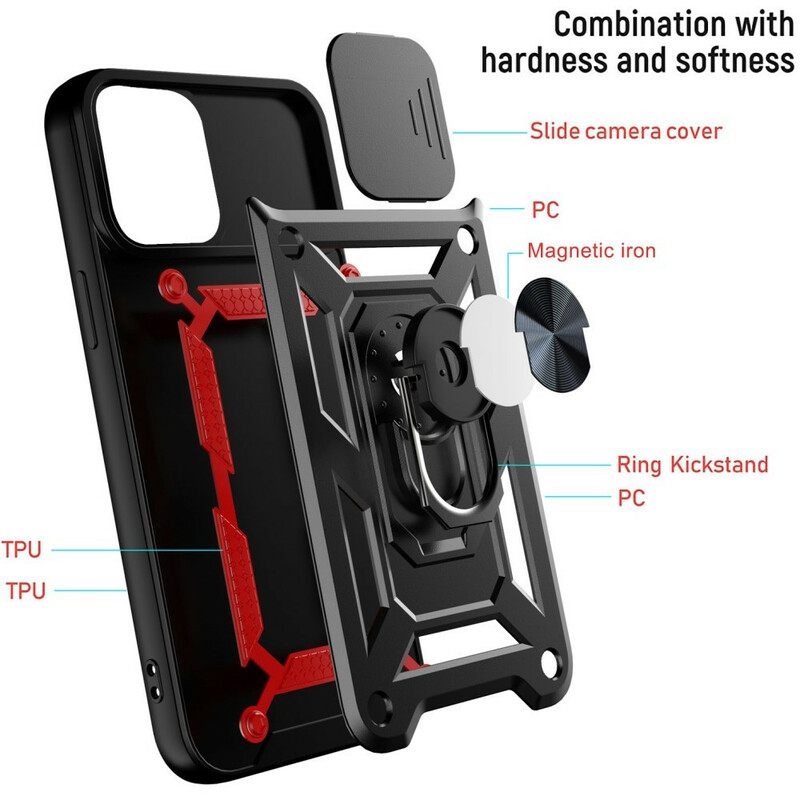 Kuori iPhone 13 Pro Tuki Ja Linssisuojat