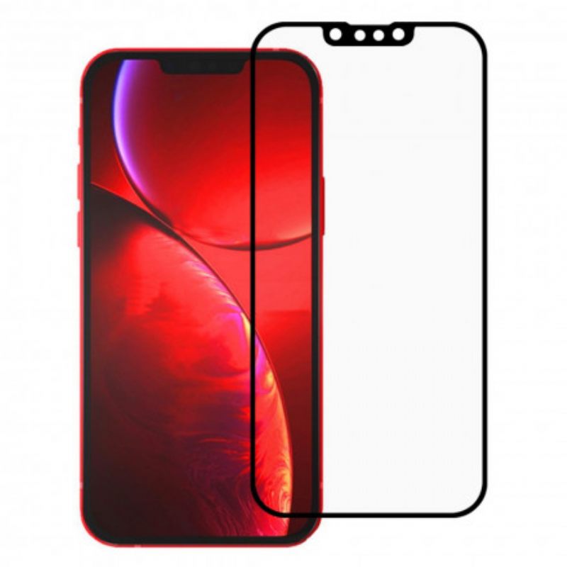Näytönsuoja Karkaistu Lasi Reunat Musta iPhone 13/13 Pro