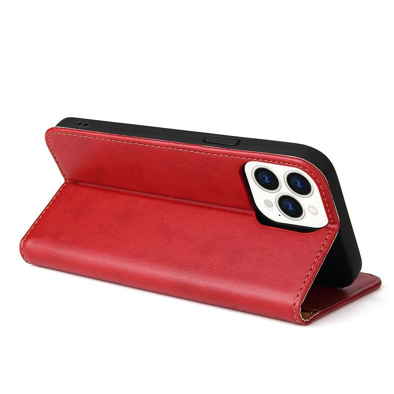 Puhelinkuoret iPhone 13 Pro Kotelot Flip Simulated Leather Sobriety