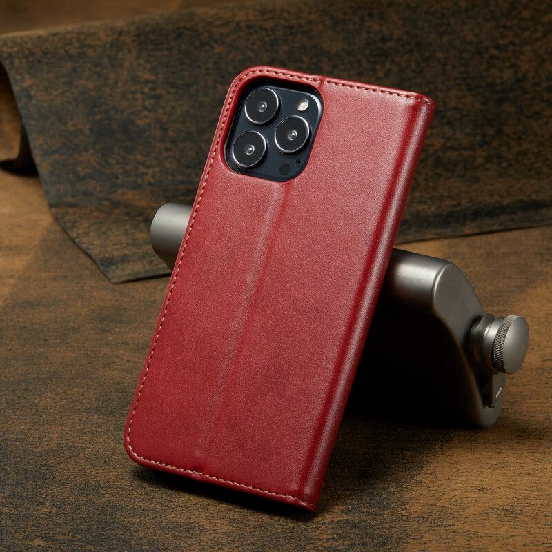 Puhelinkuoret iPhone 13 Pro Kotelot Flip Simulated Leather Sobriety