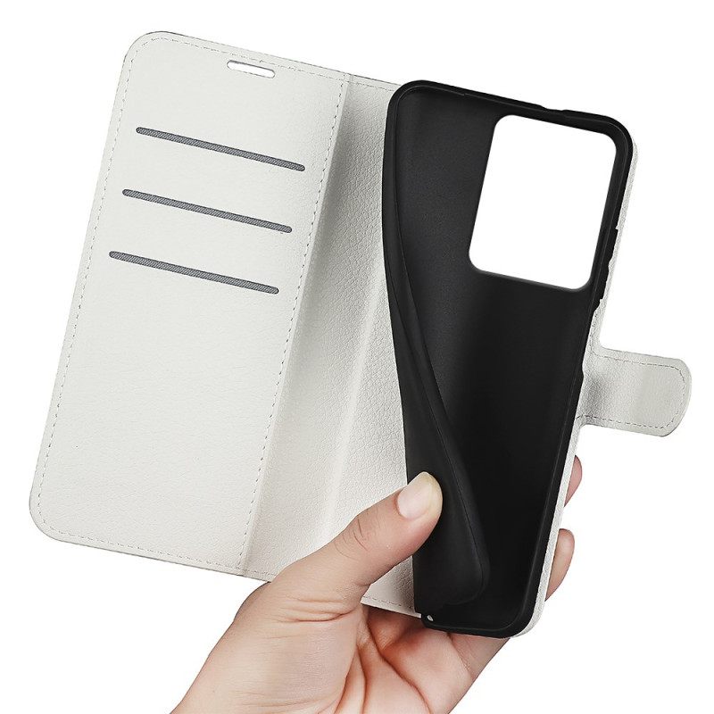 Kotelot Realme 14 5g Litsikuvioinen Tekonahka Suojakuori