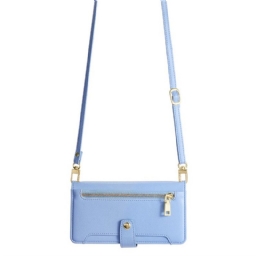 Kotelot Realme 14 5g Vetoketjullinen Lompakko Hihnalla Ja Olkahihnalla Suojakuori