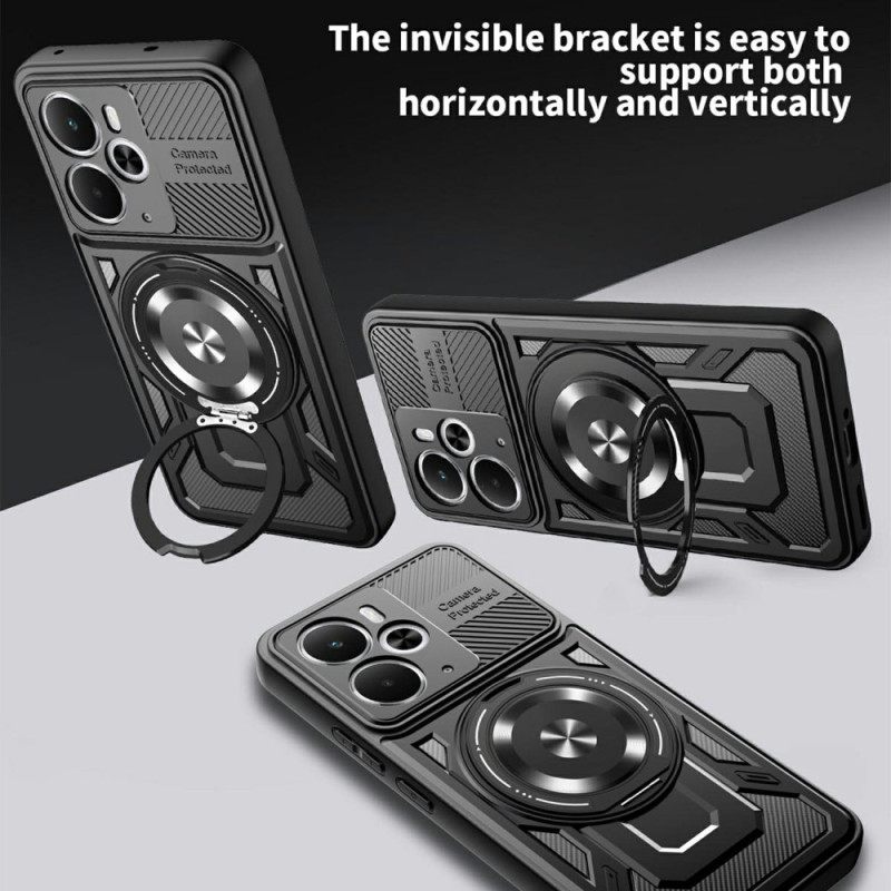 Kuori Realme 14 5g Magneettinen Pyörivällä Jalustalla