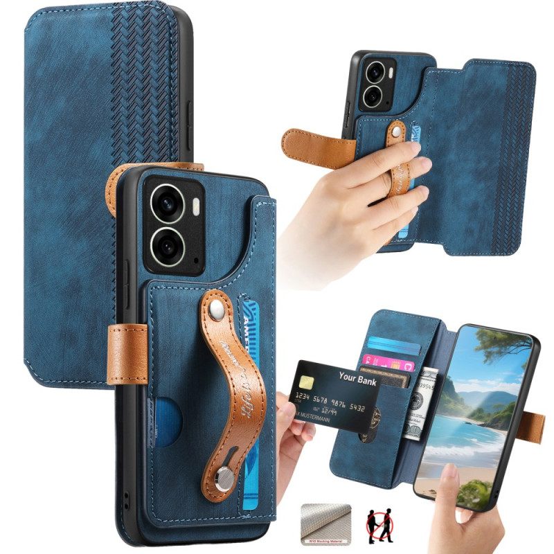 Kuori Realme 14 5g Retro Hihnalla Ja Jalustalla
