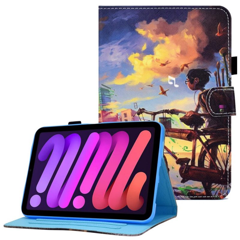Kotelot iPad Mini 6 (2021) Bike Art
