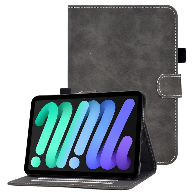 Kotelot iPad Mini 6 (2021) Faux Leather Vintage