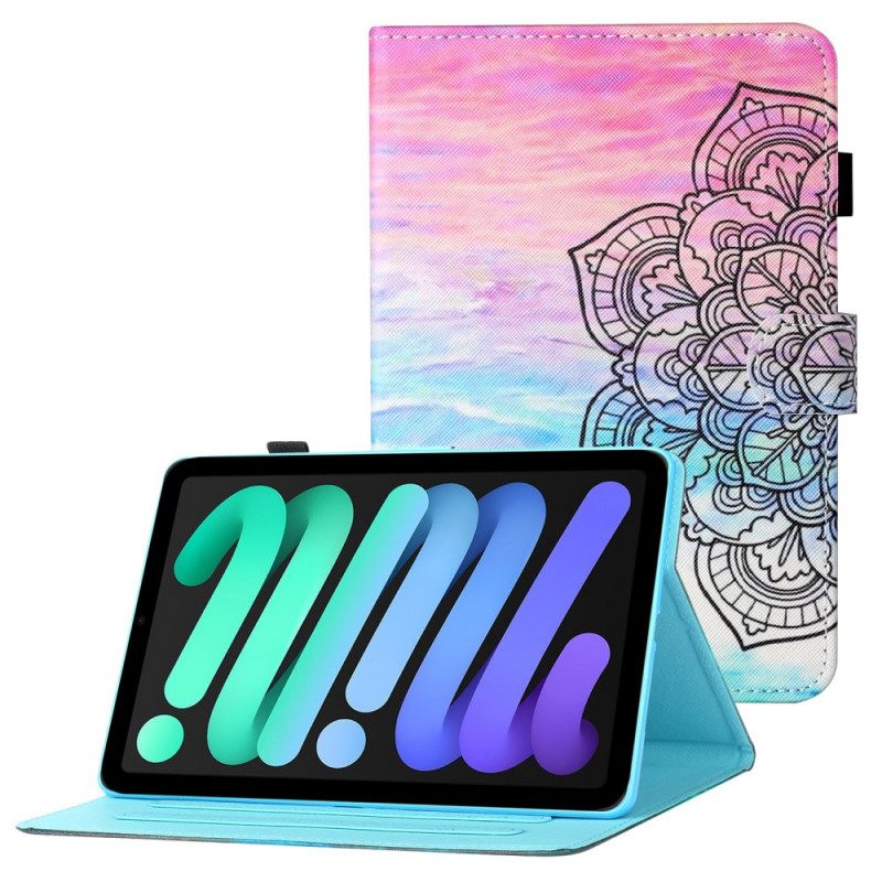 Kotelot iPad Mini 6 (2021) Graafinen Mandala