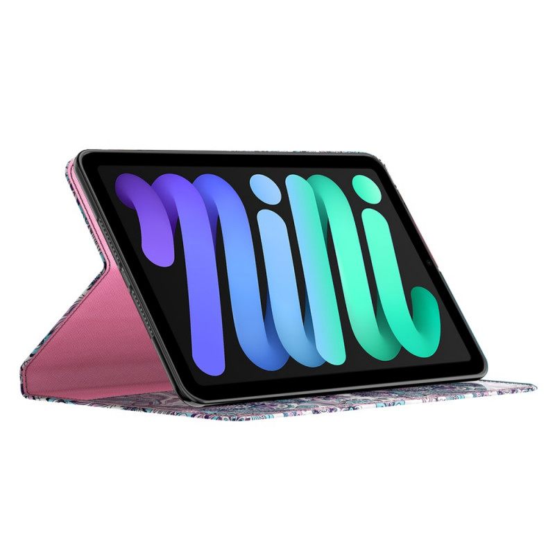 Kotelot iPad Mini 6 (2021) Light Spot Paisley Kuvio