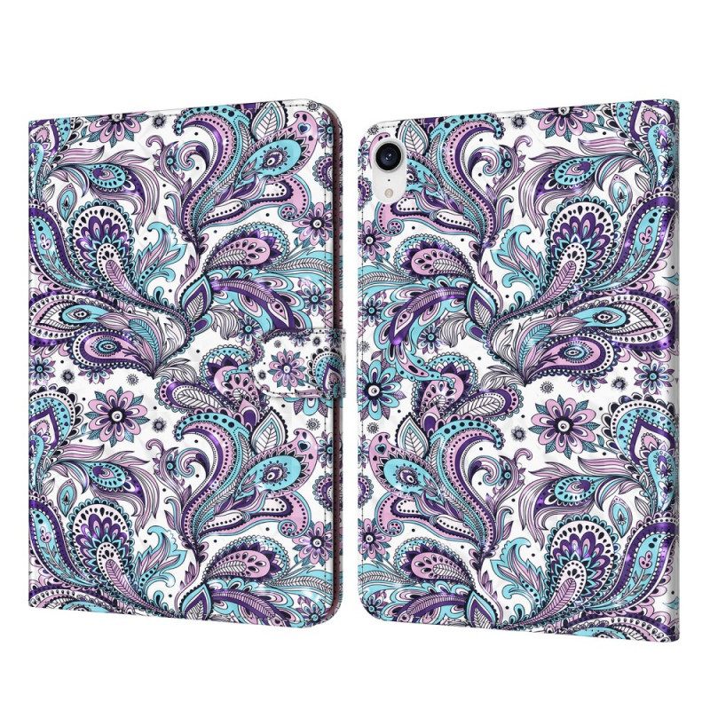 Kotelot iPad Mini 6 (2021) Light Spot Paisley Kuvio