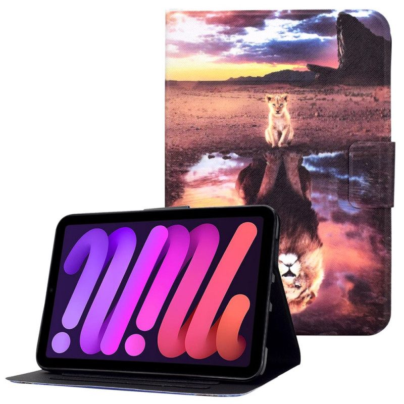 Kotelot iPad Mini 6 (2021) Lion Cubin Unelma