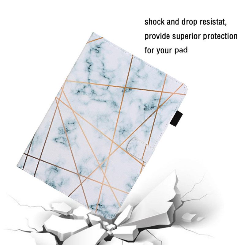 Kotelot iPad Mini 6 (2021) Marble Geometry