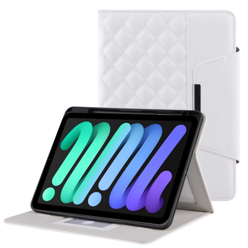 Kotelot iPad Mini 6 (2021) Tikattu Keinonahka Hihnalla