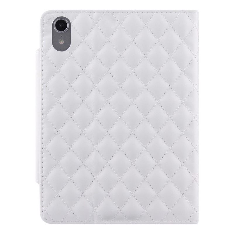 Kotelot iPad Mini 6 (2021) Tikattu Keinonahka Hihnalla