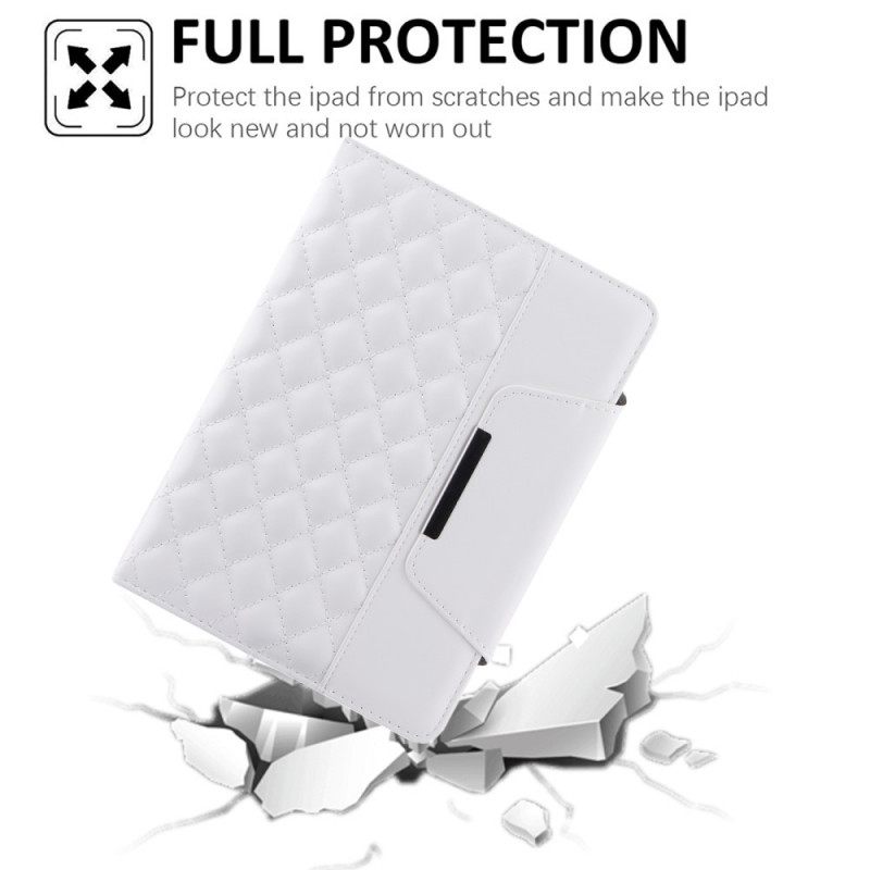 Kotelot iPad Mini 6 (2021) Tikattu Keinonahka Hihnalla