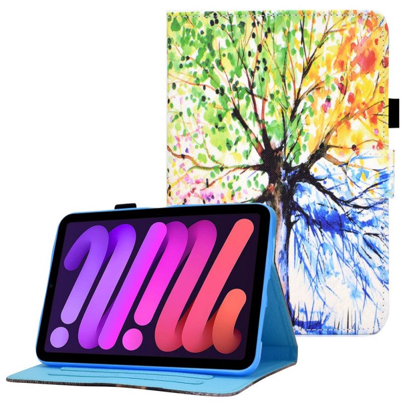 Kotelot iPad Mini 6 (2021) Vesiväripuu