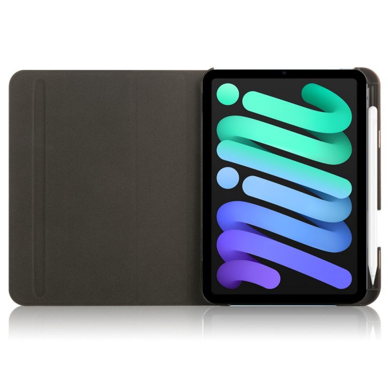 Kuoret iPad Mini 6 (2021) 360° Pyörivä Nahkaefekti
