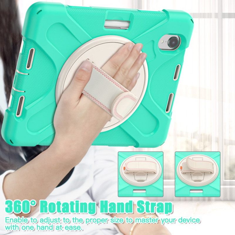 Kuori iPad Mini 6 (2021) Hands-free-pidike Ja Hihna