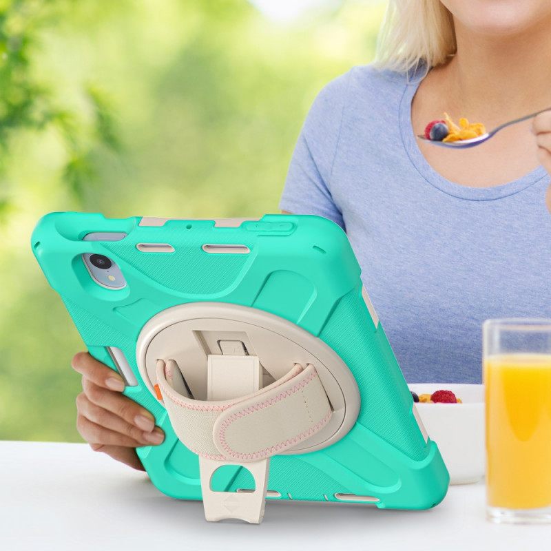 Kuori iPad Mini 6 (2021) Hands-free-pidike Ja Hihna