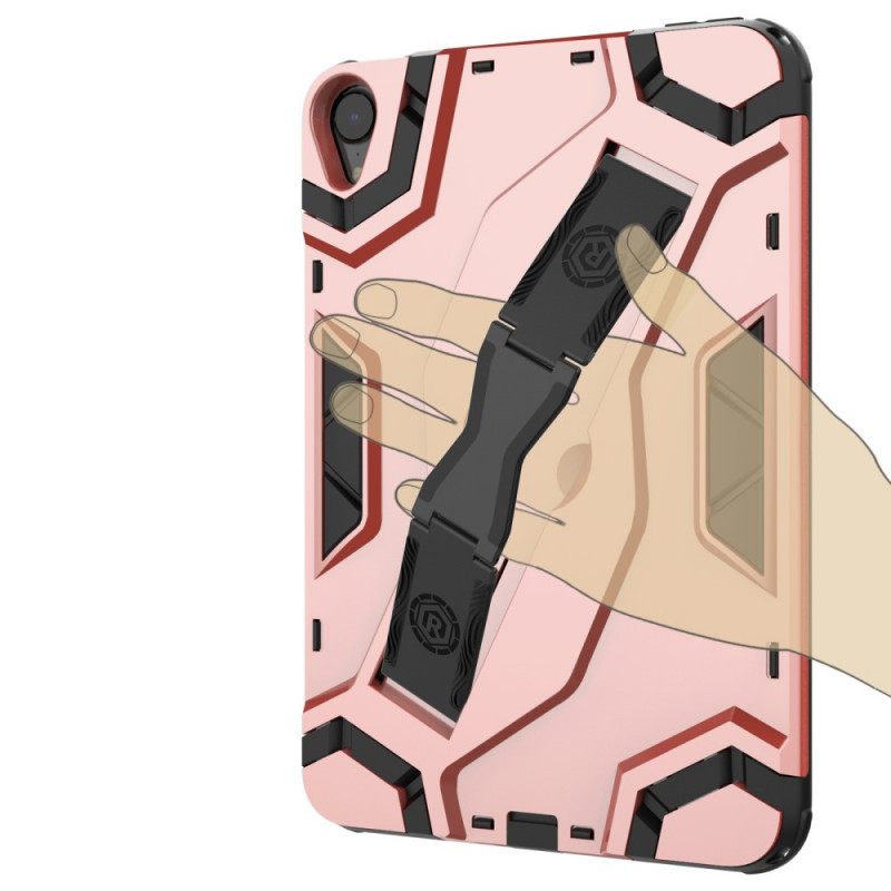 Kuori iPad Mini 6 (2021) Suojakuori Super Protection Tukihihnalla