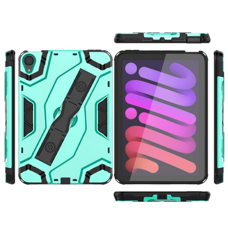 Kuori iPad Mini 6 (2021) Suojakuori Super Protection Tukihihnalla