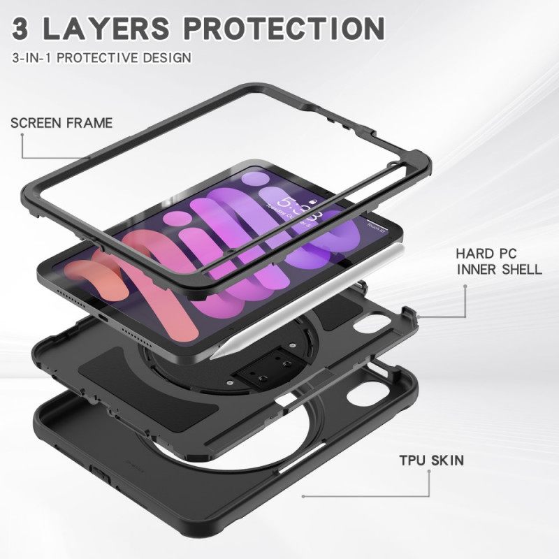 Kuori iPad Mini 6 (2021) Ultra Resistant Stylus-pidikehihna