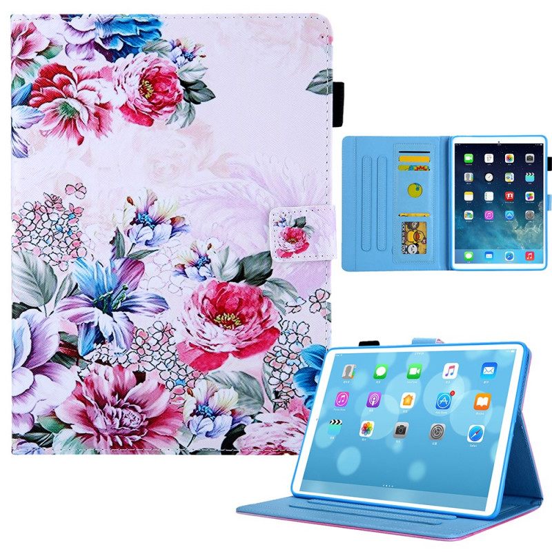 Nahkakotelo iPad Mini 6 (2021) Design Flowers