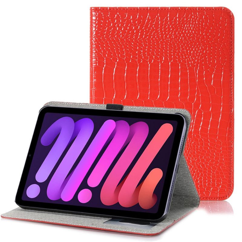 Nahkakuori iPad Mini 6 (2021) Crocodile Texture