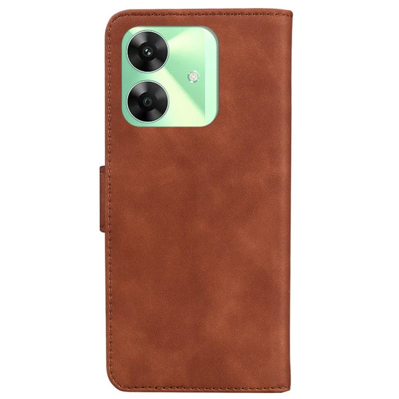 Kotelot Realme Note 60x Mokkanahkakuvio