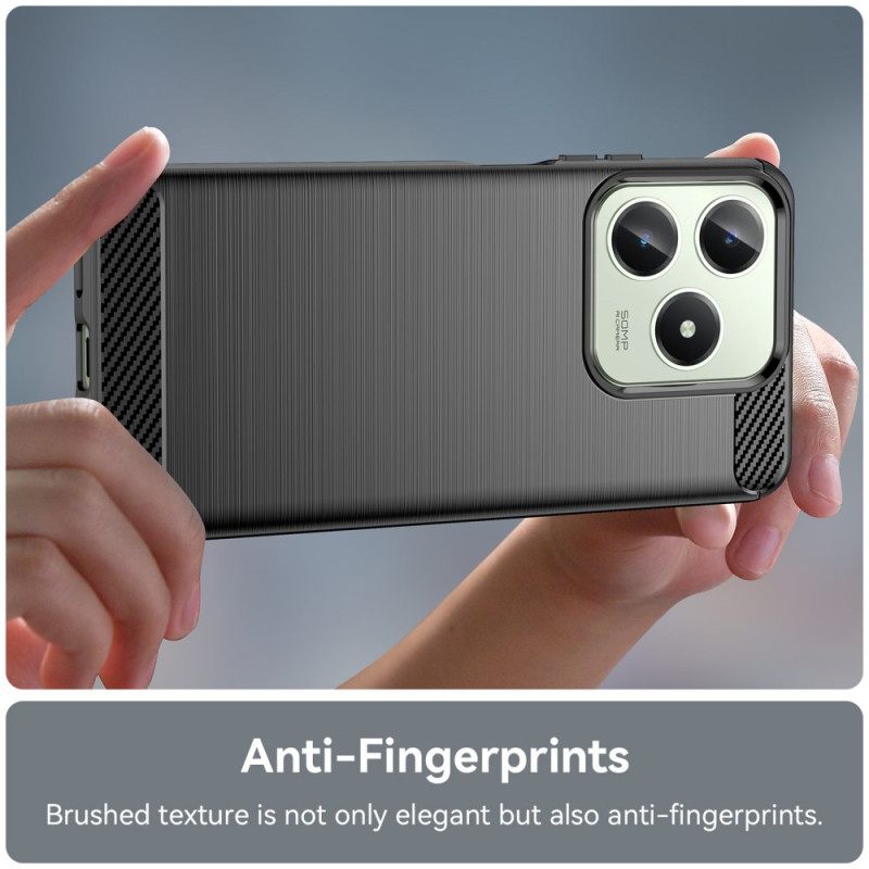 Kuori Realme Note 60x Harjattu Hiilikuitu