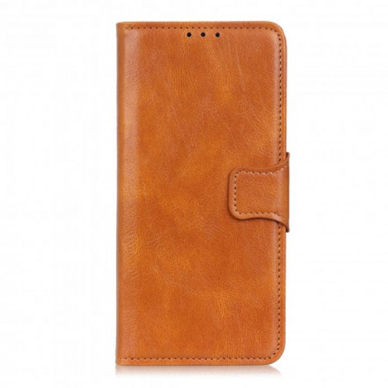 Flip Case Moto G60S Käännettävä Nahkaefekti