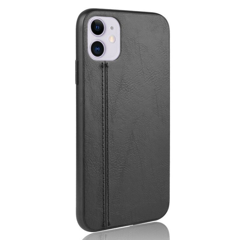 Case iPhone 11 Tyylinen Nahkaompelu