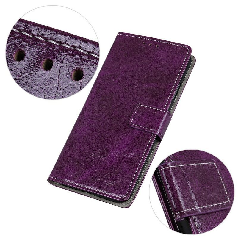 Kotelot iPhone 11 Retro-nahkatehosteompeleet