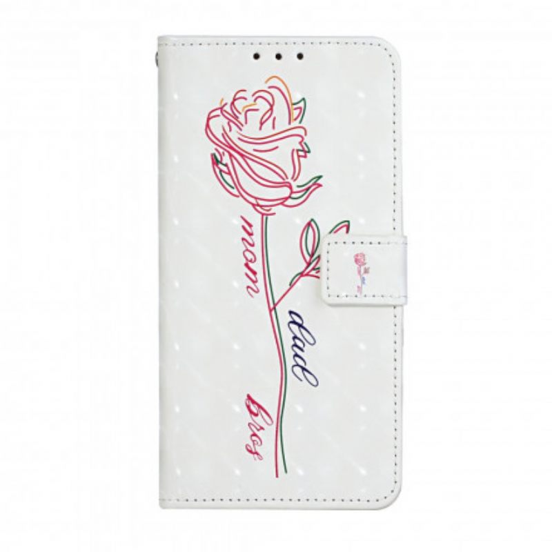 Kotelot iPhone 11 Suojaketju Kuori Flower Säädettävä Hihna