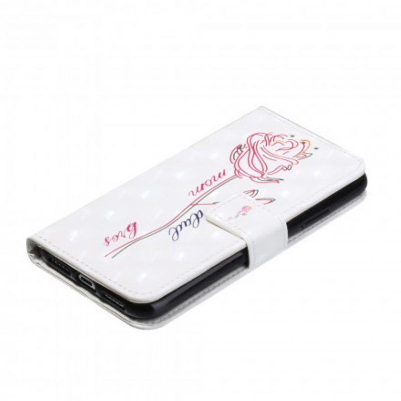 Kotelot iPhone 11 Suojaketju Kuori Flower Säädettävä Hihna