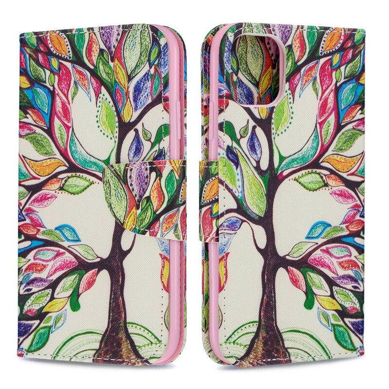 Kotelot iPhone 11 Värikäs Puu
