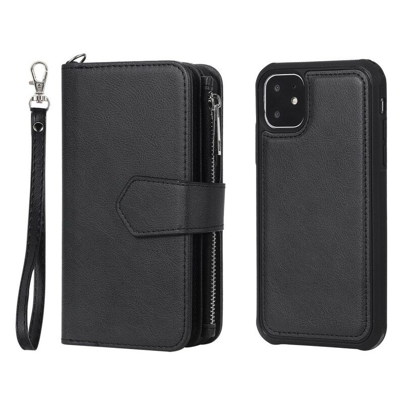 Kuori Flip Case iPhone 11 Lompakkokuori Irrotettava Lompakko