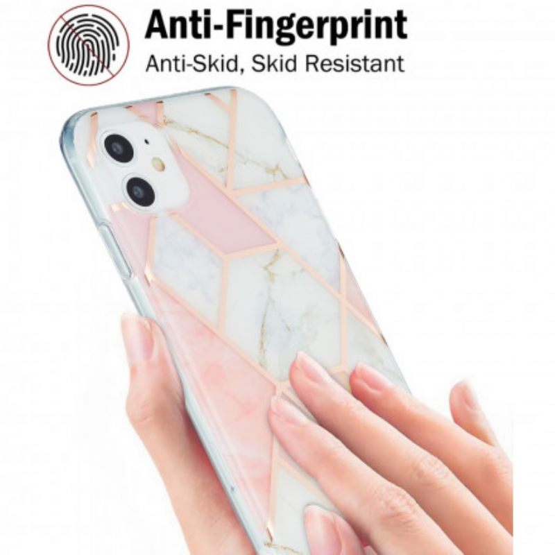 Kuori iPhone 11 Flashy Geometric Marble