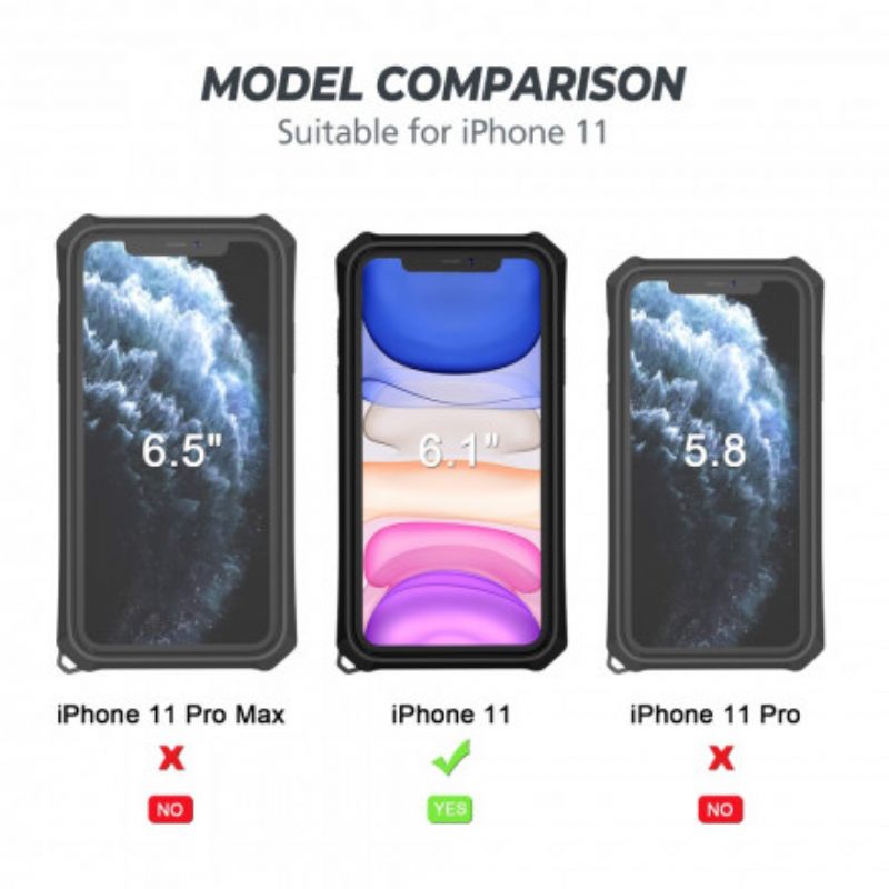 Kuori iPhone 11 Irrotettava Rengastuki