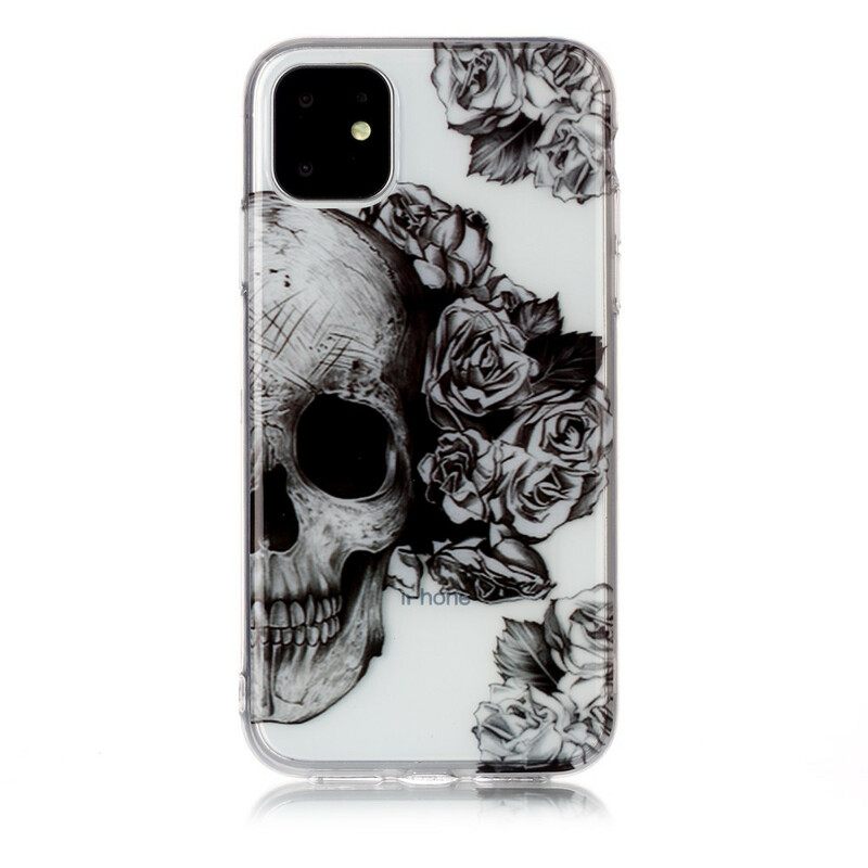 Kuori iPhone 11 Läpinäkyvä Kukkakallo