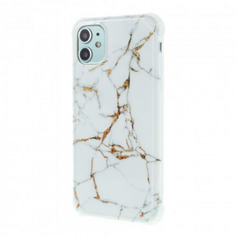 Kuori iPhone 11 Silicone Flexible Marble