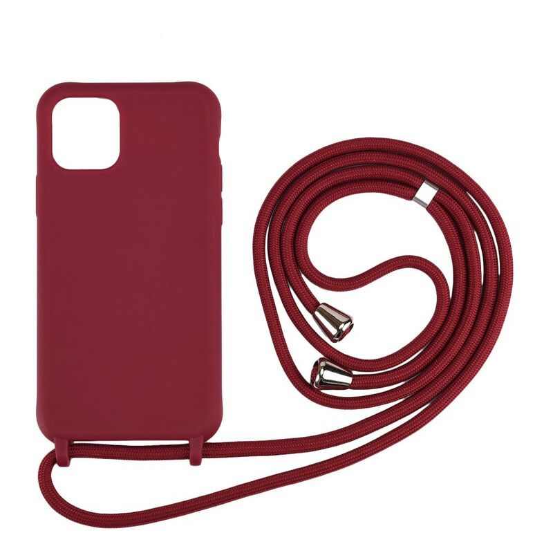 Kuori iPhone 11 Silikoni Ja Johto