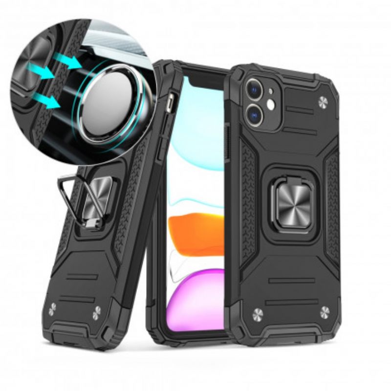 Kuori iPhone 11 Style Armor Ring-kiinnike