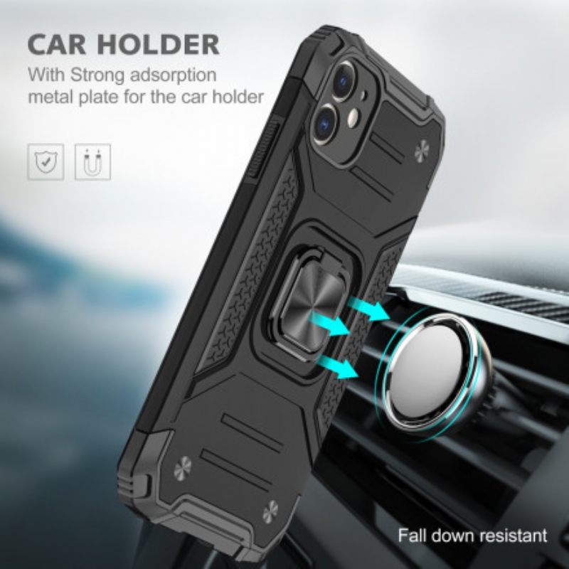 Kuori iPhone 11 Style Armor Ring-kiinnike